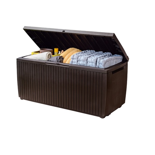 KETER Zahradní úložný box SPRINGWOOD Stogare 302l, hnědá 1720237